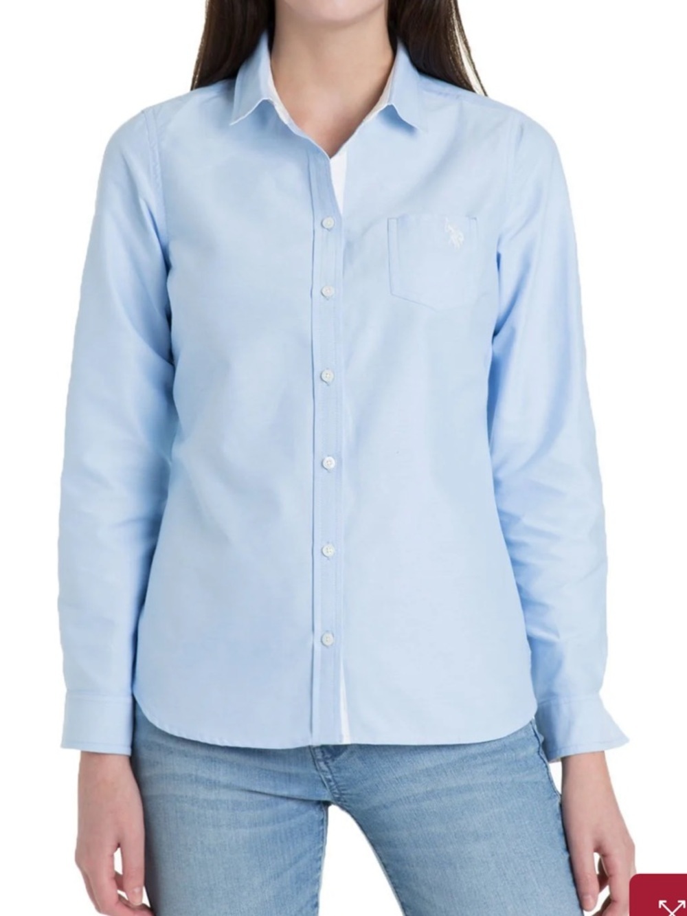 U.S. Polo Assn. Light Blue Button-Down Shirt